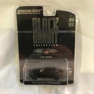 1/64 Greenlight Limited Edition Black Bandit 2012 Chevrolet COPO Camaro - NEW